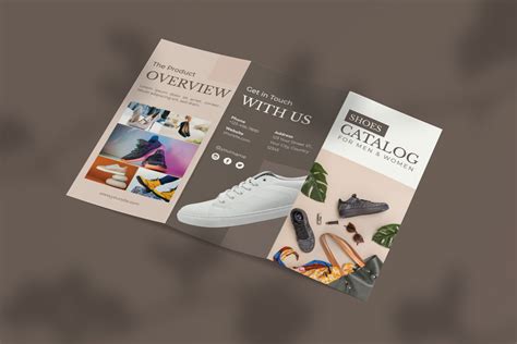 Shoes Catalog Trifold Brochure By Vunira Thehungryjpeg