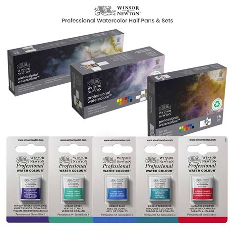 Winsor Newton Professional Watercolor Half Pans Jerry S Artarama