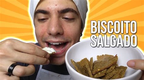 Biscoito Salgado Low Carb Receita Incr Vel Senhor Tanquinho Youtube