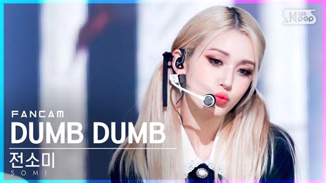 안방1열 직캠4k 전소미 Dumb Dumb Somi Fancam│sbs Inkigayo20210829