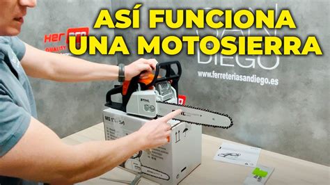 C Mo Montar Y Funcionamiento De Una Motosierra Stihl Ms Youtube