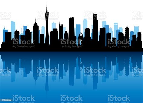 Guangzhou Skyline Stock Illustration - Download Image Now - iStock