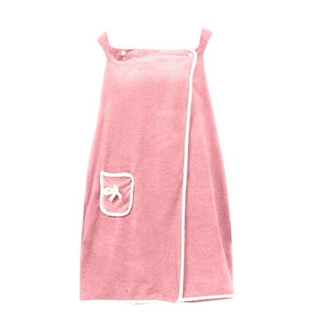 Purjkpu Towel Wrap Towel Dress For Women After Shower Spa Wrap Towel