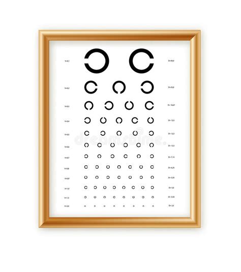 Eyes Test Charts With Latin Letters Isolated On Background Art Design