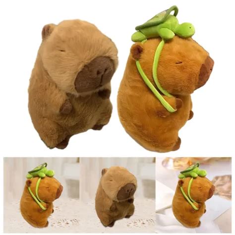 FIGURINE DE CAPYBARA en peluche de dessin animé jouet de poupée en