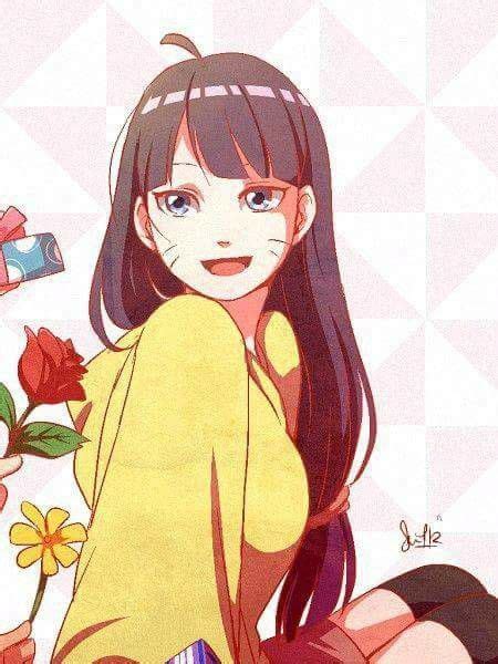 Himawari Uzumaki ♥♥♥ Beautiful Cute Fanart Naruto Himawari Anime