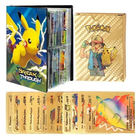 Złote Karty pokemon 55 folia Album Pikachu GRATIS Stan nowy 49 99