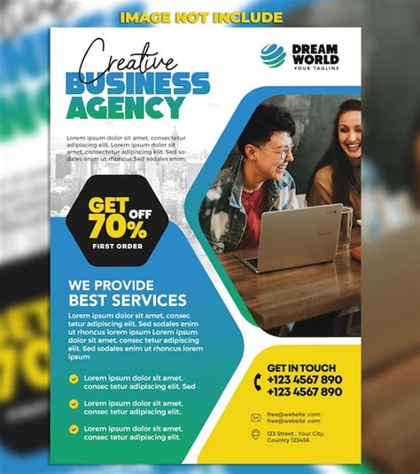 Premium Psd Business Solution Agency Flyer Poster Template