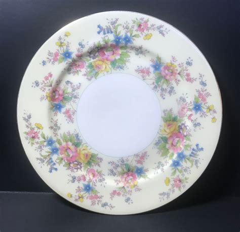 Meito Fine China Salad Plate York Floral Pattern Etsy