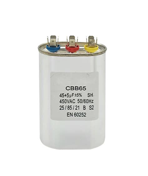 Cbb65 AC Run Aluminum Capacitor For Motor RoHS UL VDE CE TUV