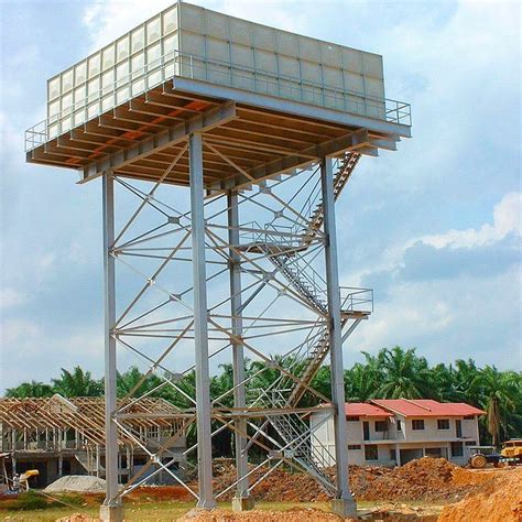 M Galvanized Water Tank M High Elevated Steel Tower