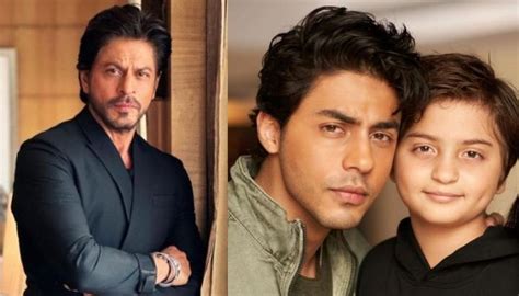 Shah Rukh Khan Poses With Sons Aryan And Abram Unseen Picture Leaves