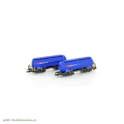 Hobbytrain N Dc Kesselwagen Set Uacs Sbb Cargo Blau Fr