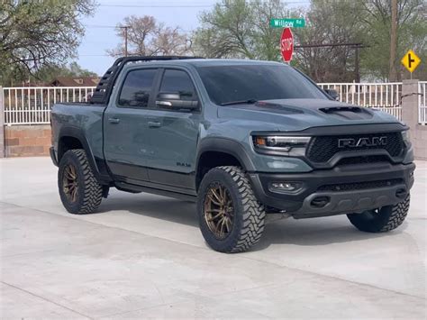 Dodge Ram TRX Grey Fuel Off Road Rebel 6 D681 Wheel Front