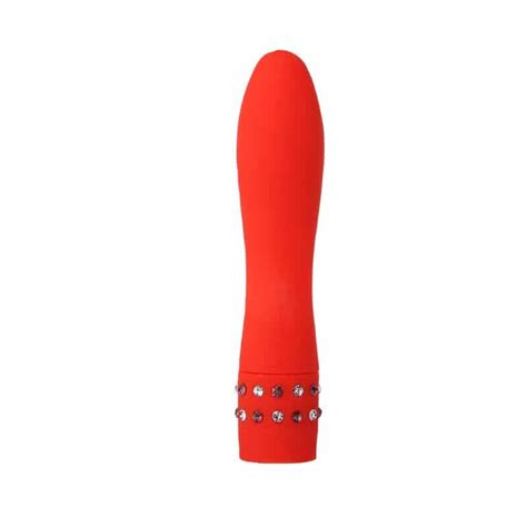 Mini Vibrador Strass E Multivelocidades Diamond Princess Cores