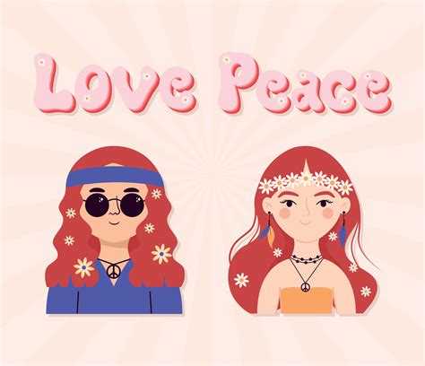 love  peace poster  vector art  vecteezy
