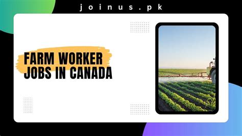 Farm Worker Jobs In Canada 2024 Visa Sponsorship