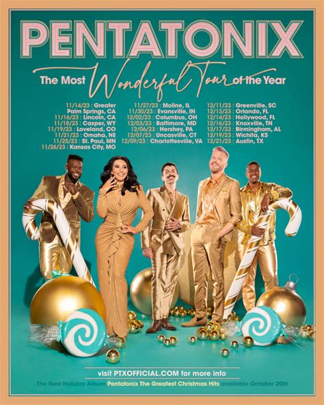 Pentatonix Launch Highly Anticipated Holiday Tour Pentatonix The Most