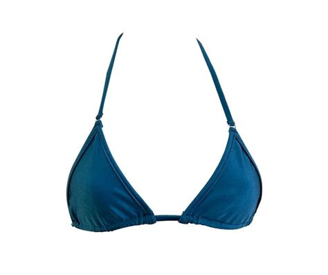 Empress Teal Micro Bikini Top Sexy String Swimwear Teal Minimal