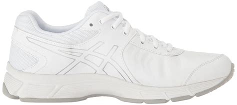 Asics Womens Gelquickwalk 3 Sl Walking Shoe Whitesilverwhite 85 M Us