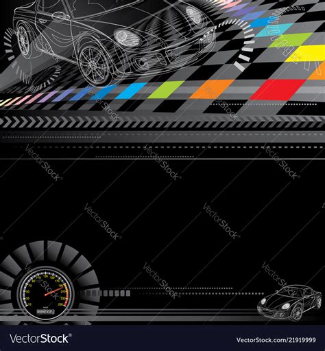 Racing background Royalty Free Vector Image - VectorStock