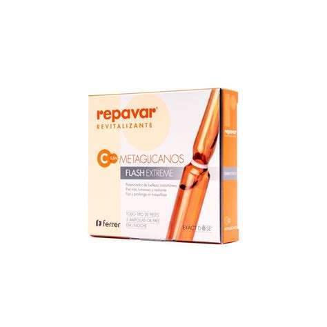 Repavar Revitalizante Ampollas Flash Extreme Promofarma