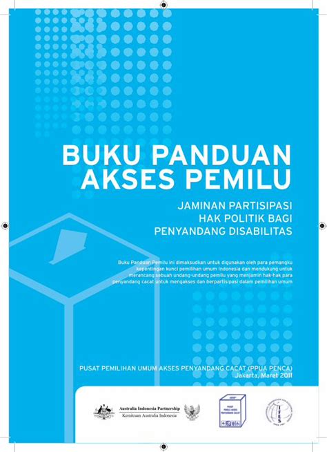 PDF BUKU PANDUAN AKSES PEMILU DOKUMEN TIPS