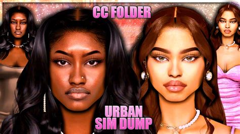 Urban Sim Dump 53 💎 Cc And Sim Download Sims 4 Cas Youtube