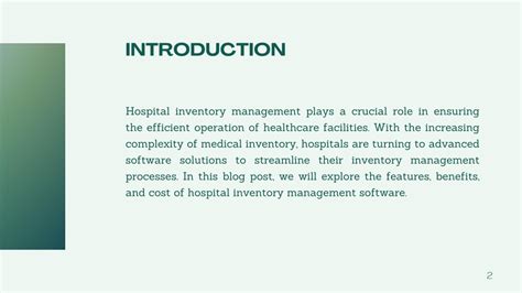 Ppt Hospital Inventory Management Software Features Benefits And Cost Powerpoint Presentation