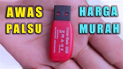 Cara Membedakan Flashdisk Asli Dan Palsu Kw Hdc Youtube