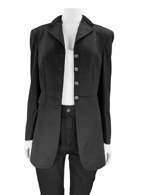 Blazer Herm S L Preto Original Etiqueta Nica