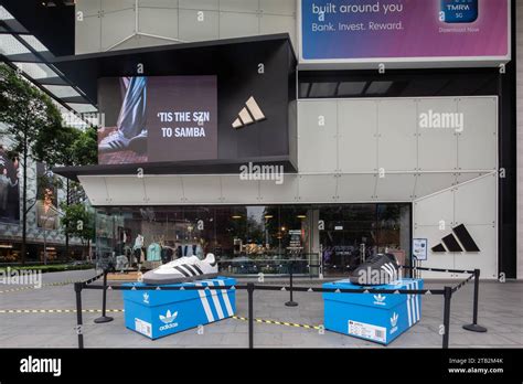 Adidas Most Popular Samba Footwear Pop Up Display Outside Adidas Brand