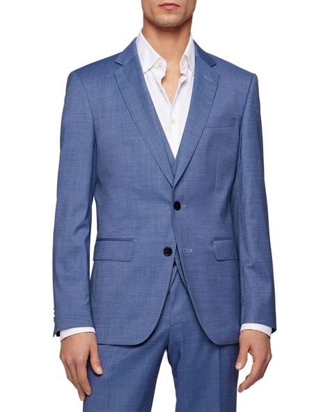 BOSS By HUGO BOSS Huge Genius Regular Fit Stretch Virgin Wool Suit In