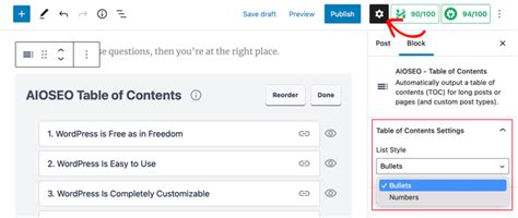 How To Create A Table Of Contents In Wordpress Posts And Pages