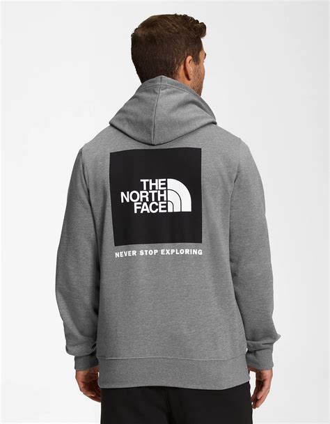 The North Face Box Nse Mens Hoodie Gray Tillys