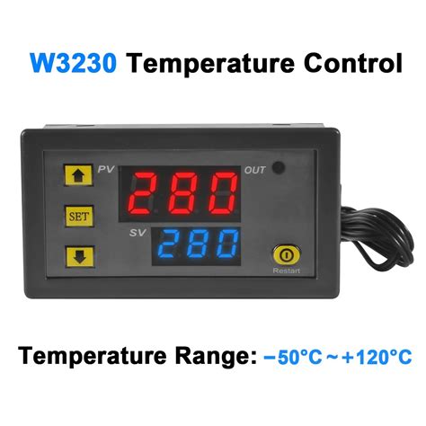 W Mini Digital Temperature Controller V V V Thermostat