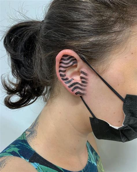 29 Amazing Tribal Ear Tattoos Tattoo Designs