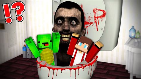 Who Dragged Mikey And Jj Into A Scary Skibidi Toilet In Minecraft