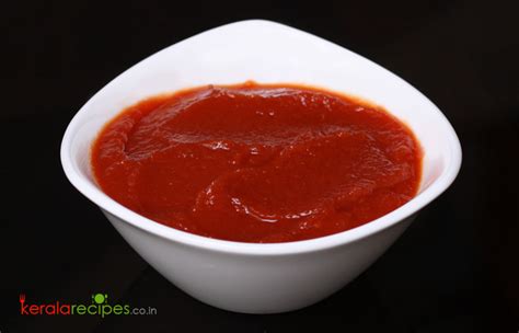 Tomato Ketchup Tomato Sauce Kerala Recipes