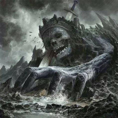 Giant Skull Ruins Fantasy Art Fantasy Artwork Dark Fantasy Art