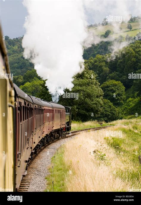 Llangollen Steam Railway North Wales Stock Photo Alamy