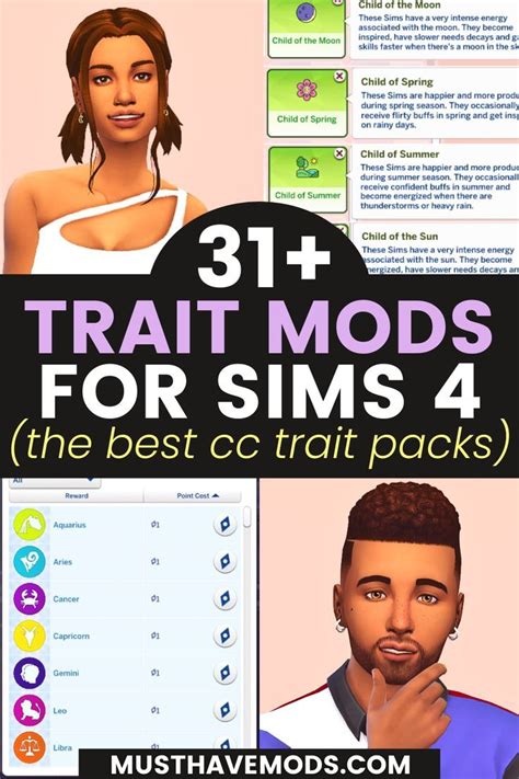 31 absolute best sims 4 trait mods to create more unique sims sims 4 cc ...