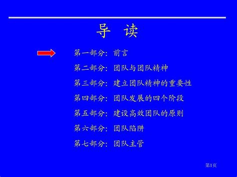 高效团队建设培训word文档在线阅读与下载无忧文档