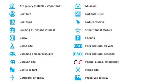 Markings And Symbols Are Explained In A Maps At Richard Williams Blog