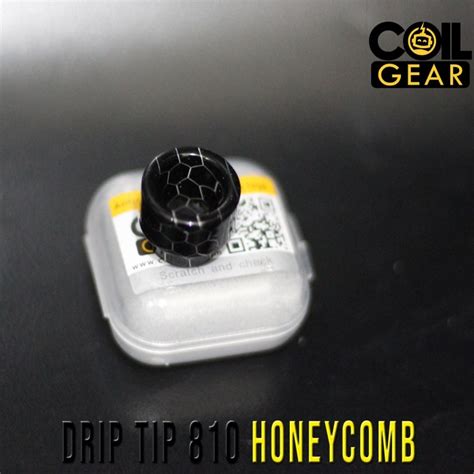 Jual Coil Gear Honeycomb 810 Driptip CoilGear Drip Tip Vape Vapor