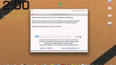Jailbreak untethered iPhone 4s y iPad 2 MAC y WINDOWS en español