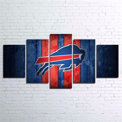 Buffalo Bills Football – 5 Panel Canvas Art Wall Decor – Canvas Storm