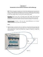 Laboratory5 SP21 Docx Laboratory 5 Introduction To The Function