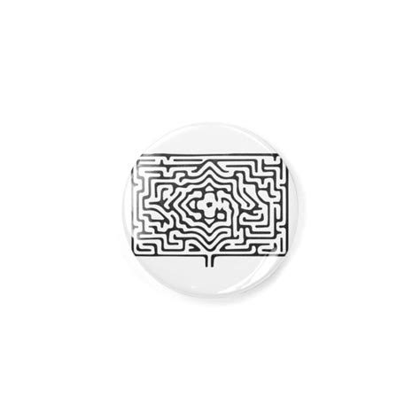 Saltburn Maze Button Thecuriousillustrators Artist Shop