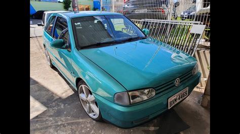 VW Gol TSI motor AP 1 8 ano 1996 cor verde metálico o clássico da